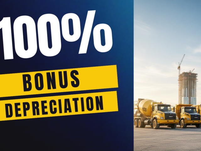 100% Bonus Depreciation is Back: What Your Business Needs to Know for 2026